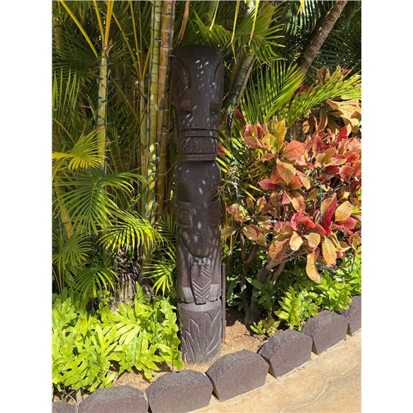 Tiki Statue 8" Dia, 63"H