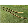 Image 1 : Qty 2 Wooden Canoe Iakos Approx. 9'L
