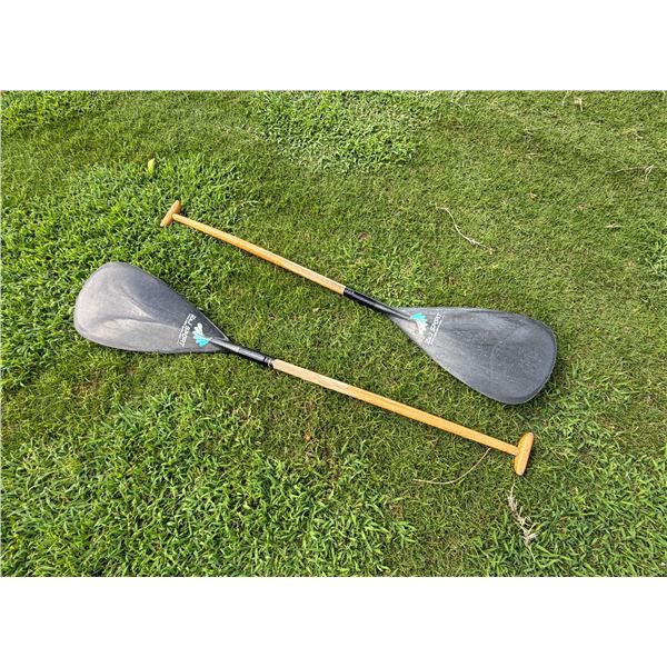 Qty 2 Z&J Sport Hybrid Canoe Paddles Approx. 50"L