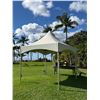 Image 3 : Warner Shelter Systems White High Peak Frame Tent 118" x 148"H