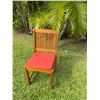 Image 1 : Qty 62 Hawaiian Discovery Teak Wood Chairs 17.5" x 17.5" x 34"H