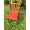 Image 2 : Qty 62 Hawaiian Discovery Teak Wood Chairs 17.5" x 17.5" x 34"H