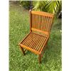 Image 3 : Qty 62 Hawaiian Discovery Teak Wood Chairs 17.5" x 17.5" x 34"H
