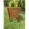 Image 5 : Qty 62 Hawaiian Discovery Teak Wood Chairs 17.5" x 17.5" x 34"H
