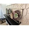 Image 5 : Modern Multi Media Art Sculpture w/ Shell Underwater Motif 36" x 12"