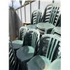 Image 15 : Multiple Green & White Plastic Stacking Chairs