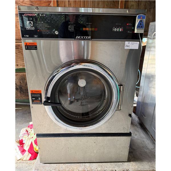 Dexter Laundry T-750 Express Washer, Works (pick up Jan. 16 & 17 by appointment)