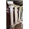 Image 1 : Qty 2 Decorative Roman-Style Two-Column Prop / Display, Lightweight Composite Material