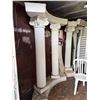 Image 2 : Qty 2 Decorative Roman-Style Two-Column Prop / Display, Lightweight Composite Material