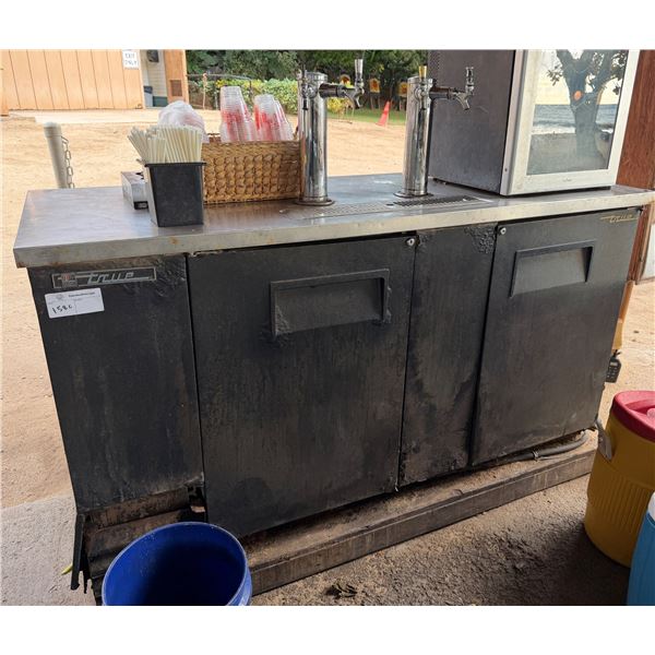 True 3-Door Draft Beer Cooler (taps & contents not included)