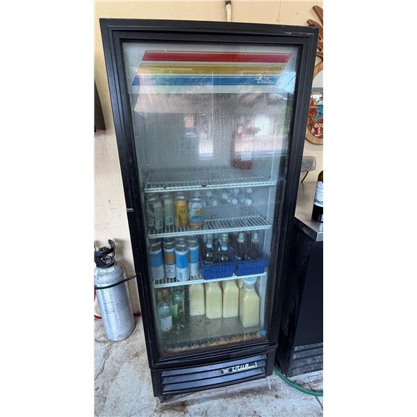 True GDM-12 One Section Glass Door Merchandiser Refrigerator (contents not included)