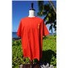 Image 2 : Qty 7 NEW Red Short Sleeve T-Shirts, Size 2XL w/ Paradise Cove Hot/Cold Bag