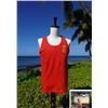 Image 1 : Qty 3 NEW Red Lifeguard Tank Tops, Size S  w/ Paradise Cove Hot/Cold Bag