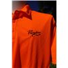 Image 7 : Qty 4 NEW Orange Security Polo Shirts, Size L  w/ Paradise Cove Hot/Cold Bag