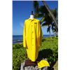 Image 3 : Qty 3 NEW Yellow Rain Coats, Size XL  w/ Paradise Cove Hot/Cold Bag