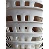 Image 6 : Qty 100 Grosfillex  White Miami Bistro Stacking Side Chairs (retail $41/each) 15" x 15" x 34"H