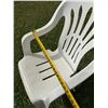 Image 2 : Qty 35 GREEN Plastic Stacking Chairs 24" x 18" x 36"H