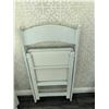 Image 8 : Qty 140 White Folding Chairs 15" x 14" x 32"H