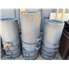 Image 3 : Qty 16 Rubbermaid Brute Gray Trash Cans 18" Dia, 28"H