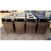 Image 1 : Qty 16 Outdoor Waste Containers w/ Hooded Tops 21" x 23" x 42"H