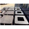 Image 4 : Qty 16 Outdoor Waste Containers w/ Hooded Tops 21" x 23" x 42"H