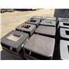 Image 5 : Qty 16 Outdoor Waste Containers w/ Hooded Tops 21" x 23" x 42"H