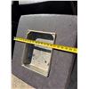 Image 6 : Qty 16 Outdoor Waste Containers w/ Hooded Tops 21" x 23" x 42"H