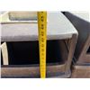 Image 8 : Qty 16 Outdoor Waste Containers w/ Hooded Tops 21" x 23" x 42"H