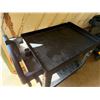 Image 2 : Rubbermaid Commercial Black Utility Cart w/ Undershelf 40" x 25" x 37"H