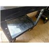 Image 3 : Rubbermaid Commercial Black Utility Cart w/ Undershelf 40" x 25" x 37"H
