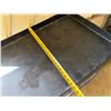Image 8 : Rubbermaid Commercial Black Utility Cart w/ Undershelf 40" x 25" x 37"H