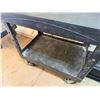 Image 4 : Rubbermaid Commercial Black Utility Cart w/ Undershelf 40" x 25" x 37"H