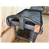 Image 6 : Rubbermaid Commercial Black Utility Cart w/ Undershelf 40" x 25" x 37"H