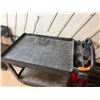 Image 2 : Rubbermaid Commercial Black Utility Cart w/ Undershelf 40" x 25" x 37"H