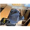 Image 8 : Metal Adjustable Shelf & Contents: Scissors, Gloves, Bags, etc