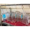 Image 4 : Metal Adjustable Shelf & Contents: Pitchers, Trays, Bins, etc