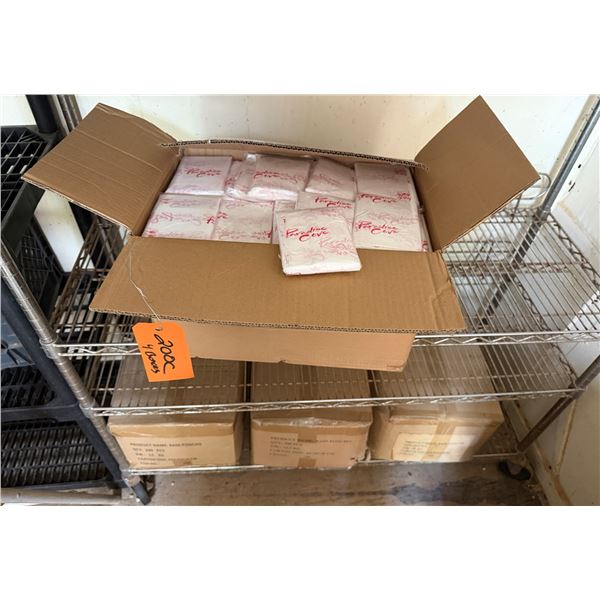 Qty 4 Boxes (200 each = 800 total) Paradise Cove Rain Ponchos (shelf not included)