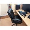Image 3 : Wooden Laminate Reception Desk Shell 72" x 35" x 30" w/ Chair (electronics not included)