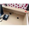 Image 4 : Wooden Laminate Reception Desk Shell 72" x 35" x 30" w/ Chair (electronics not included)
