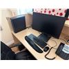 Image 5 : Wooden Laminate Reception Desk Shell 72" x 35" x 30" w/ Chair (electronics not included)