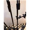 Image 10 : Qty 7 Metal Adjustable Microphone Stands