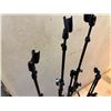 Image 17 : Qty 7 Metal Adjustable Microphone Stands