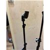 Image 6 : Qty 7 Metal Adjustable Microphone Stands