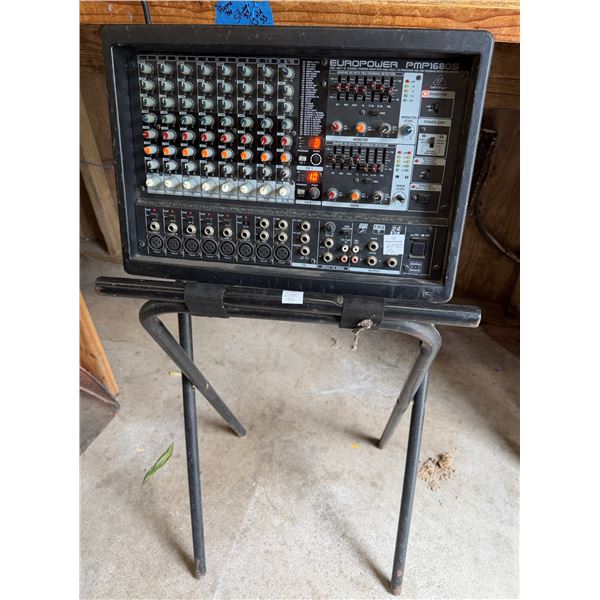 Europower PMP1680S 10-Channel 1600W Powered Mixer on Stand