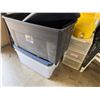Image 9 : Multiple Plastic Bins, Organizers, Misc Coolers, etc