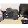 Image 3 : HP Monitor w/ HP LaserJet Printer, 2 Keyboards, etc