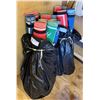 Image 1 : Qty 2 Bags Rolled Beach Mats, Misc Colors