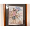 Image 2 : Lifeguard Artwork, Wood Framed & Matted