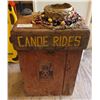 Image 1 : Canoe Rides Registration Stand w/ Lauhala Hat & Bowl 20" x 16" x 32"H