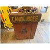 Image 3 : Canoe Rides Registration Stand w/ Lauhala Hat & Bowl 20" x 16" x 32"H